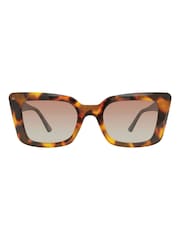 Prive Revaux Brown Buena Vista 2.0 Cat Eye Sunglasses - Image 1 of 2