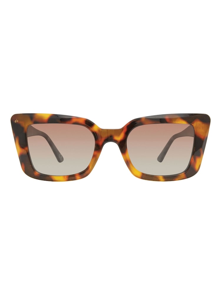 Prive Revaux Brown Buena Vista 2.0 Cat Eye Sunglasses - Image 1 of 2