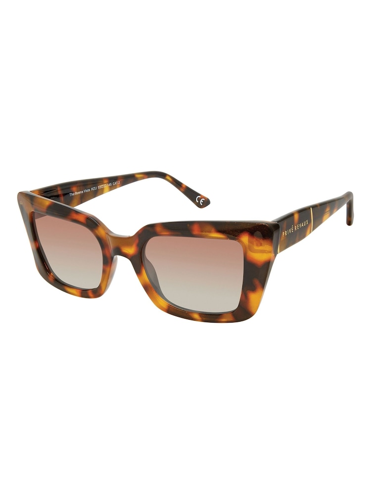 Prive Revaux Brown Buena Vista 2.0 Cat Eye Sunglasses - Image 2 of 2