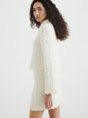 River Island Textured Occasion Mini Skirt - Image 3 of 6