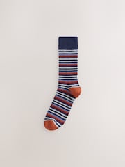 Синий с принтом hamish - Узор носков 5 Упаковка - Image 2 of 8