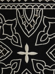 River Island Black Cutwork Artisanal Trousers - Image 6 of 6