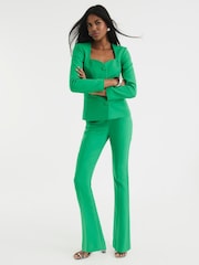River Island Green Skinny Fit Trousers - Image 2 of 4