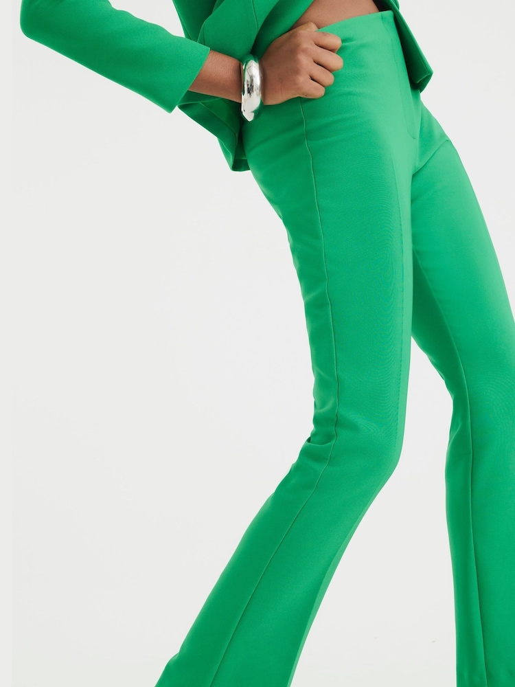River Island Green Skinny Fit Trousers - Image 4 of 4