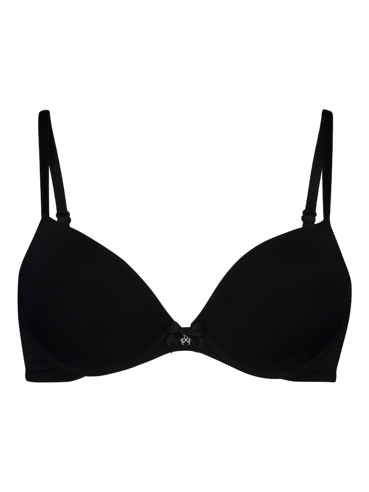 Plunge Padded Underwired 100% Cotton Bra - Image 5 of 6