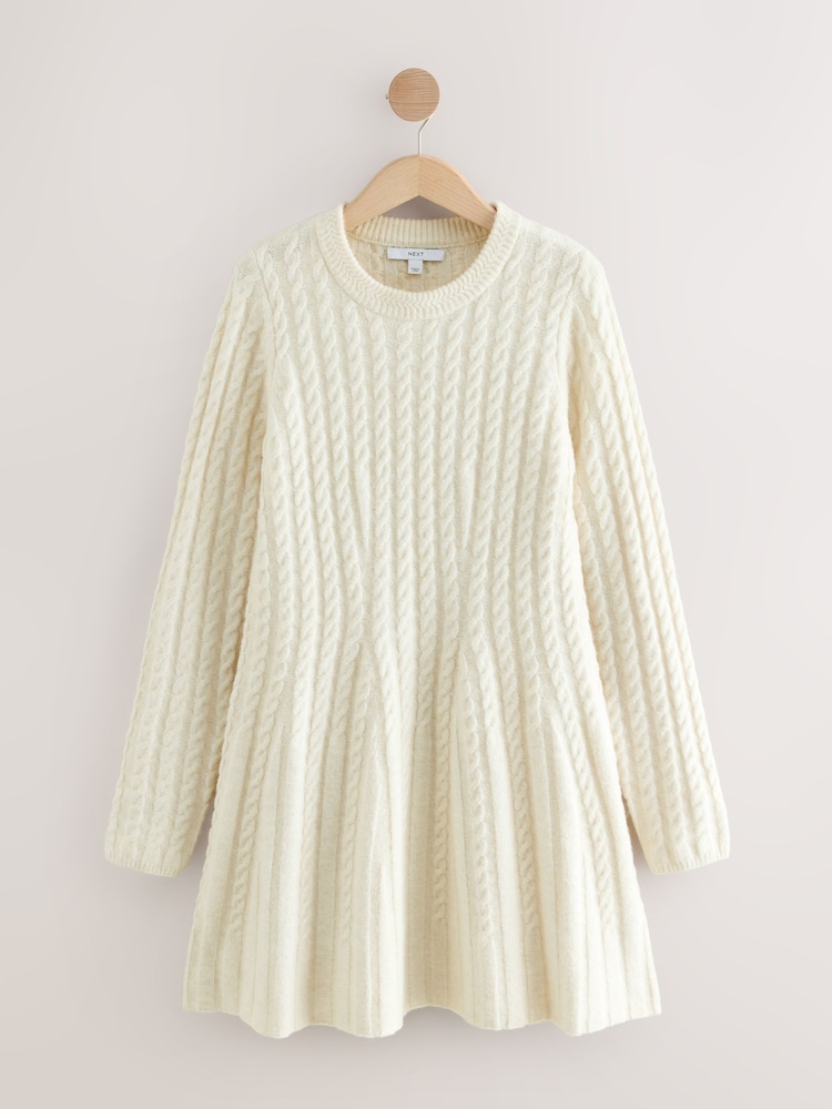 chinese dress ladies Threadbare Women's Black Knitted Sweater Ladies' Jumper Dress main image 1