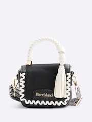 River Island Black Girls Canvas Monochrome Bag - Image 1 of 5