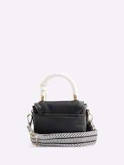River Island Black Girls Canvas Monochrome Bag - Image 2 of 5