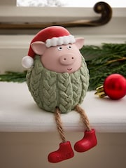 Set of 3 Pigs in Blankets Christmas Ornaments - Image 2 of 4