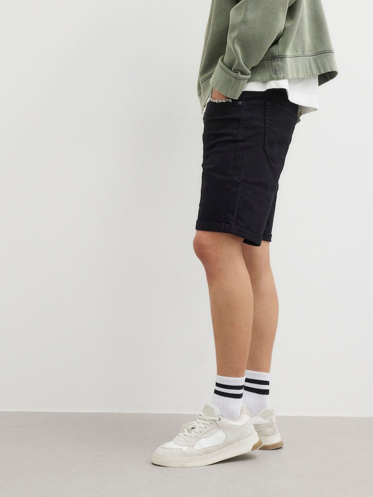 River Island Slim Denim 100% Cotton Shorts - Slika 4 iz 4