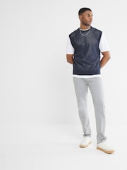 River Island Grey Slim Fit Jeans - Image 1 of 6