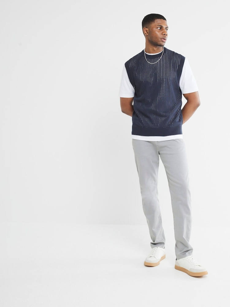 River Island Grey Slim Fit Jeans - Image 1 of 6