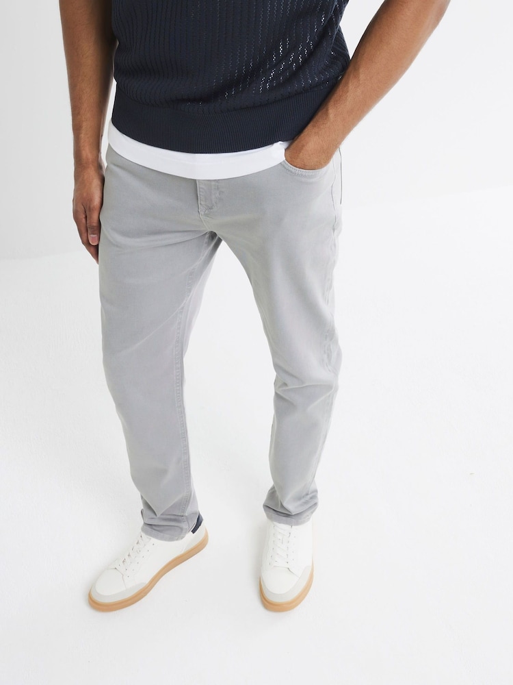 River Island Grey Slim Fit Jeans - Image 2 of 6