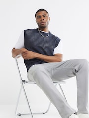 River Island Grey Slim Fit Jeans - Image 4 of 6
