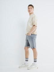 River Island Grey Slim Fit Shorts - Image 2 of 4