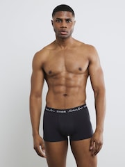 River Island Grey Japense Khaki Trunks 4 Pack - Image 2 of 4
