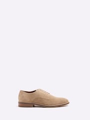 River Island Natural Suede Derby Shoes - Image 1 of 5