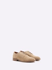 River Island Natural Suede Derby Shoes - Image 2 of 5