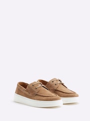 River Island Natural Cupsole Boat Shoes - Image 3 of 6