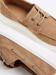 River Island Natural Cupsole Boat Shoes - Image 6 of 6