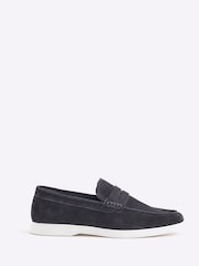 River Island Blue Deconstructed Loafers - Image 1 of 5
