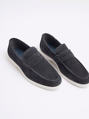 River Island Blue Deconstructed Loafers - Image 4 of 5