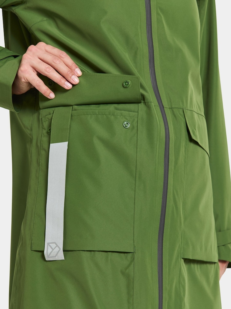 Didriksons Womens Nadja Long Waterproof Parka - Image 4 of 6