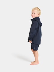 أزرق - Didriksons Kids Blue Hallon Water-Repellent Jacket - صورة 2 من 4