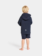 أزرق - Didriksons Kids Blue Hallon Water-Repellent Jacket - صورة 3 من 4