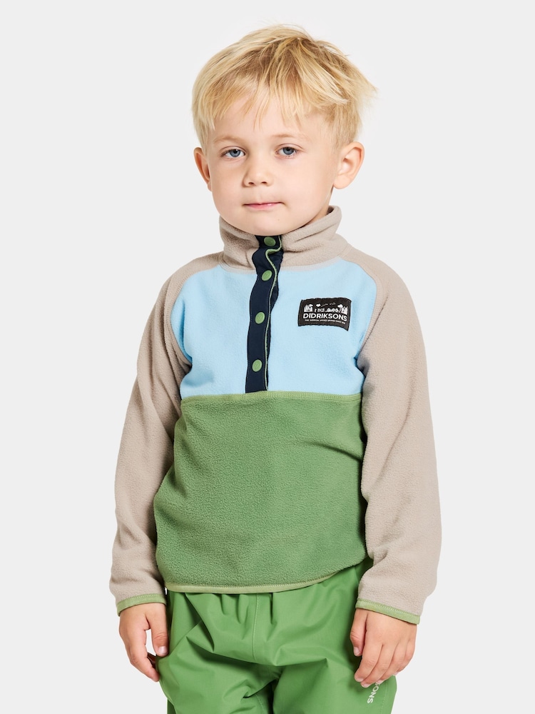 Didriksons Kids Monte Half Button Jumper - Image 1 of 4