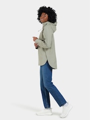 Didriksons Womens Green Tilde Waterproof Jacket - Image 2 of 5