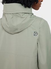 Didriksons Womens Green Tilde Waterproof Jacket - Image 5 of 5