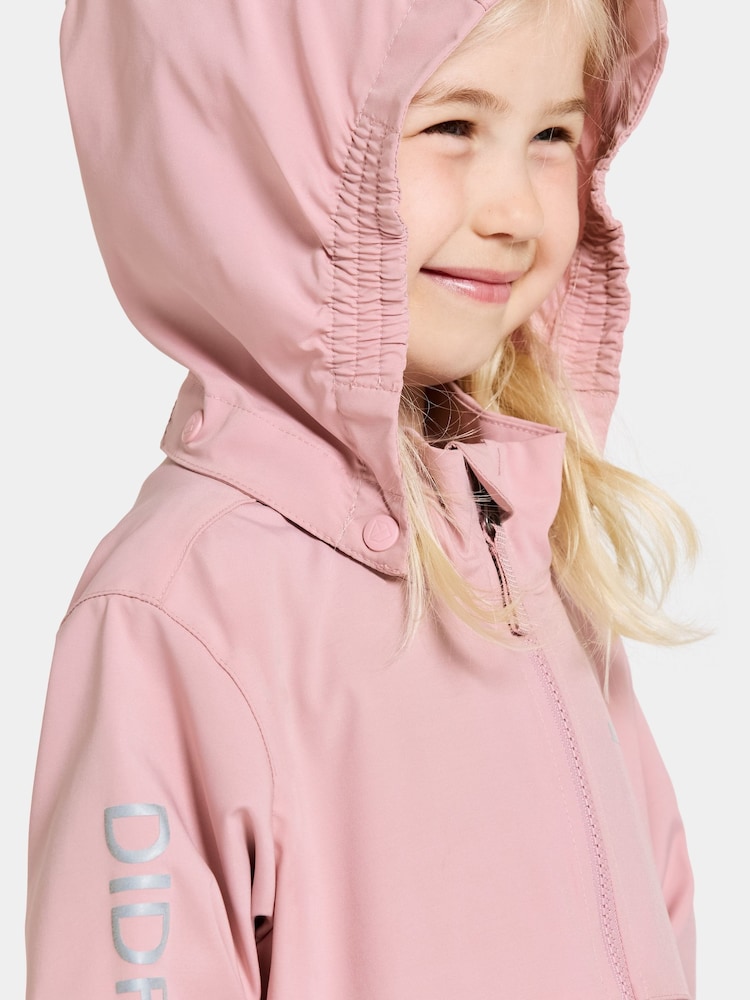 Didriksons Kids Blue Hallon Water-Repellent Jacket - Image 5 of 5