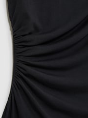 Reiss Black Dani Stretch-Modal Ruched Vest - Image 6 of 6