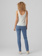 VERO MODA White Knitted Vest Cami Top - Image 2 of 5