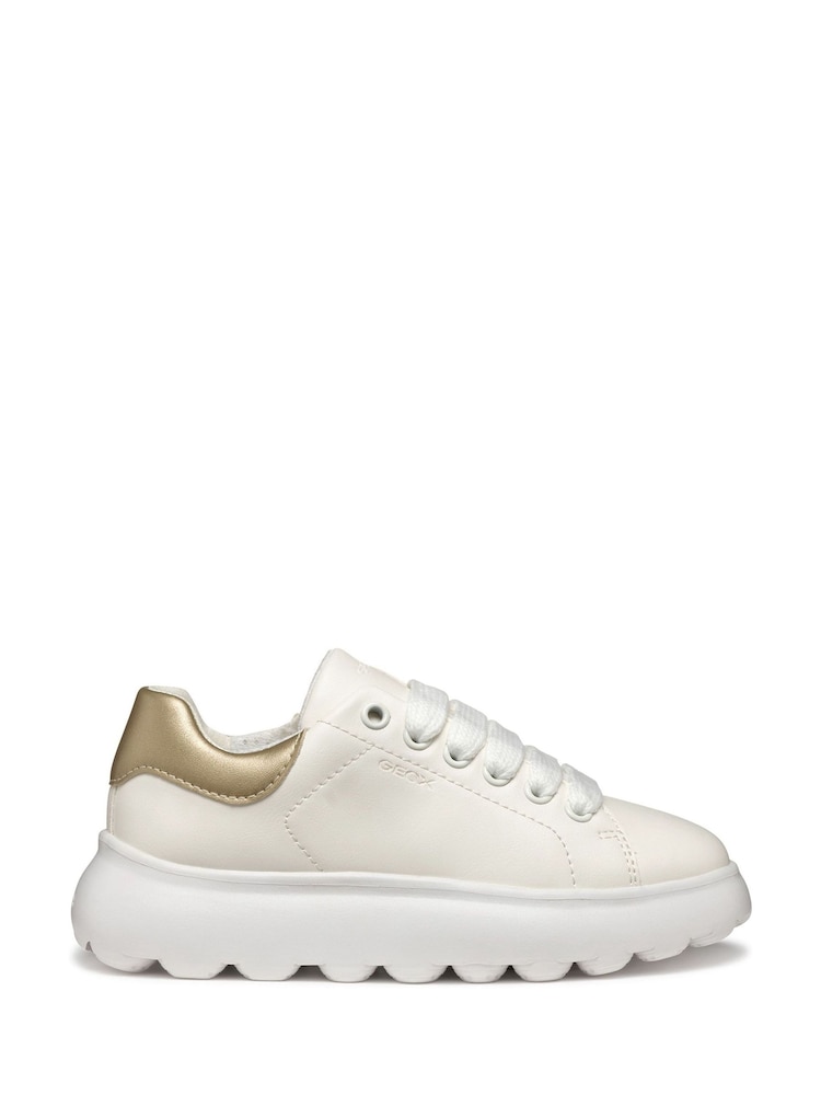 Geox J Puffypop White Sneakers - Image 1 of 4