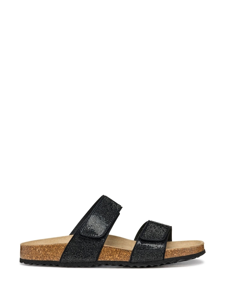 Geox D Brionia R Black Sandals - Image 1 of 4
