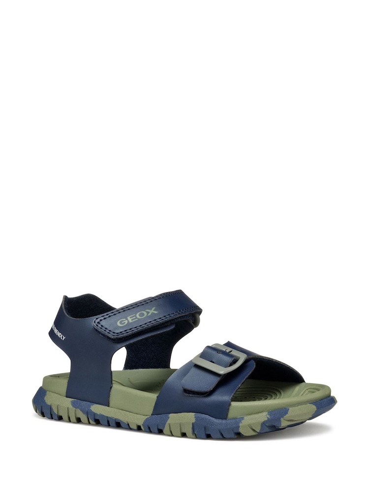 Geox Boys Blue J Fusbetto Sandals - Image 2 of 3 Geox Boys Blue J Fusbetto Sandals - Image 2 of 3