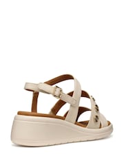 Geox D Meliconia White Sandals - Image 3 of 4