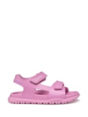 Geox Girls Pink J Fusbetto Sandals - Image 2 of 4