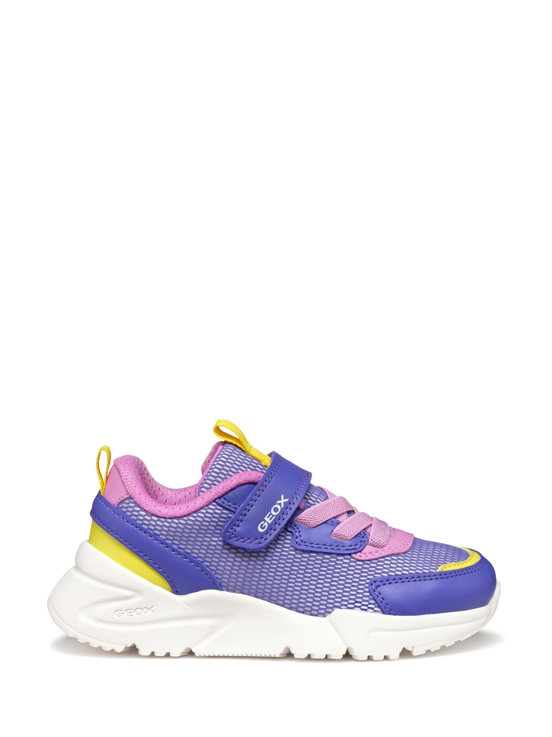 Baskets Geox J Loftus Girl A - Couleur Lilas/Turquoise, Pointure 37 EU - Confortables Et Durables