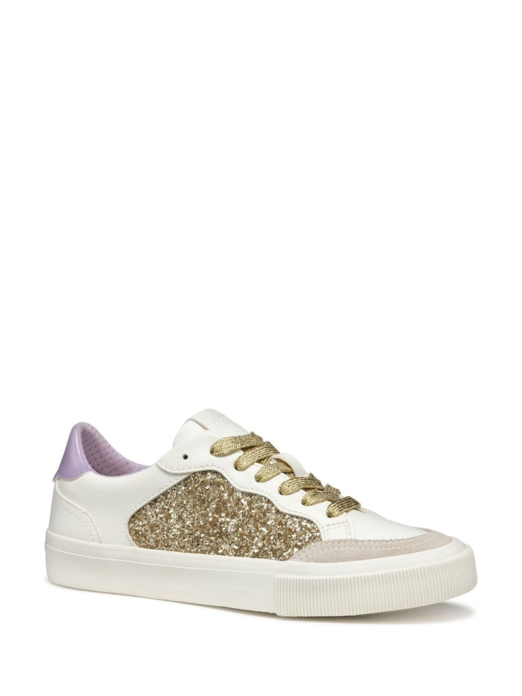 Geox D Emmeleny White Sneakers - Image 2 of 4