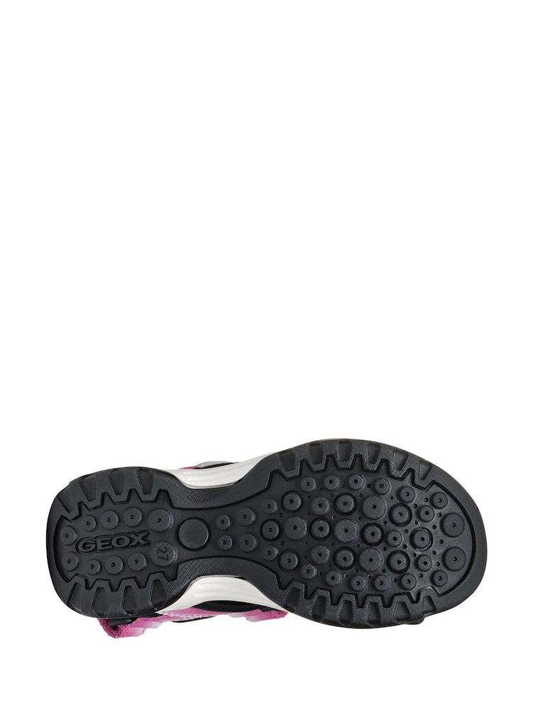 Geox Girls Pink J Borealis Sandals - Image 4 of 4