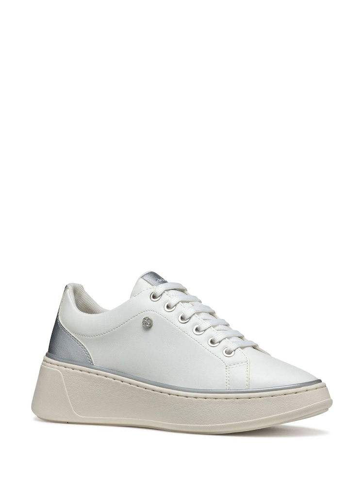 Geox D Sunnetty White Sneakers - Image 2 of 4
