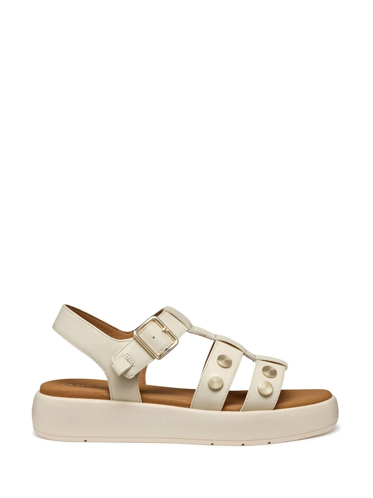 Geox D Camalei White Sandals - Image 1 of 4