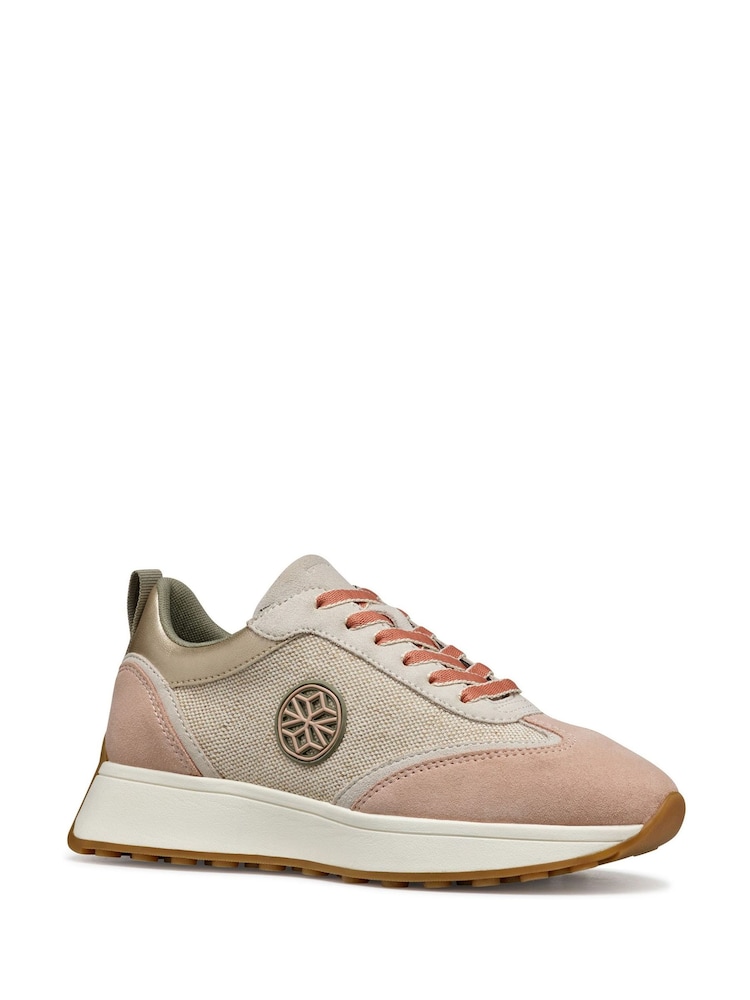 Geox Cream D Amabel Sneakers - Image 2 of 4