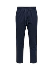 Azul - Calça de moletom com corte afunilado e comprimento até o tornozelo Only & Sons - Imagem 5 de 6