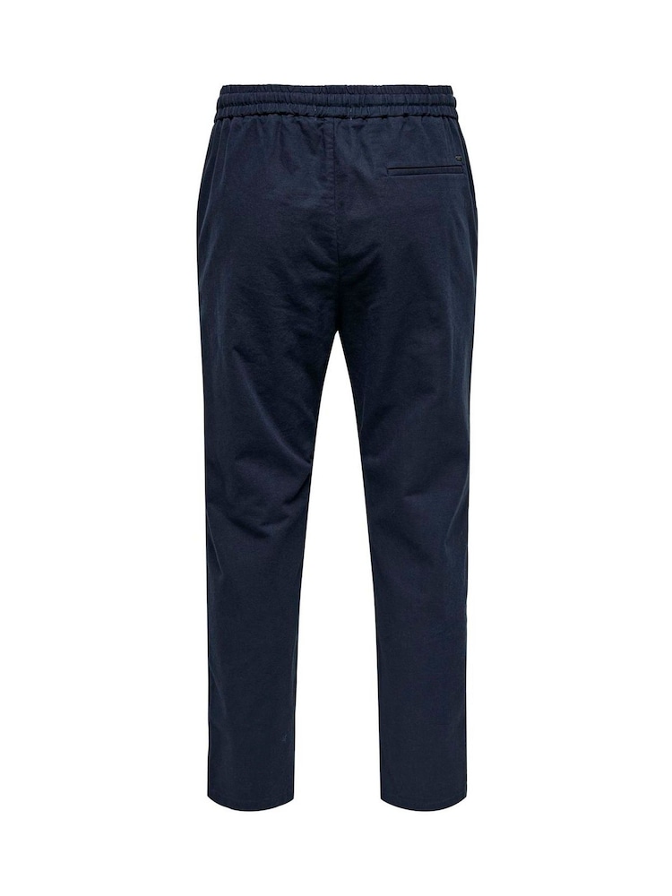 Azul - Calça de moletom com corte afunilado e comprimento até o tornozelo Only & Sons - Imagem 6 de 6