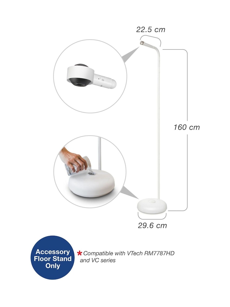 V-Tech White VC2610 Floor Stand - Image 4 of 4