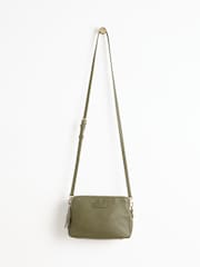Oliver Bonas Green Isla Cross-Body Bag - Image 3 of 7